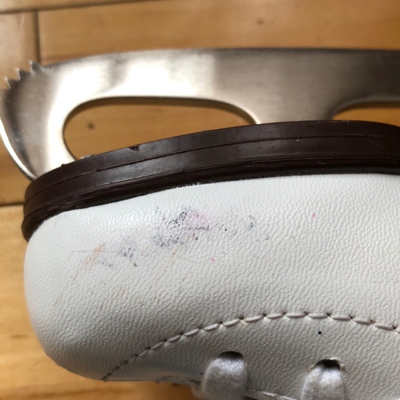 GAM White Figure Skates Kids Size 12 Model 1110 - Picture 10 of 11